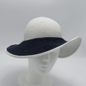 cappello tesa bianco